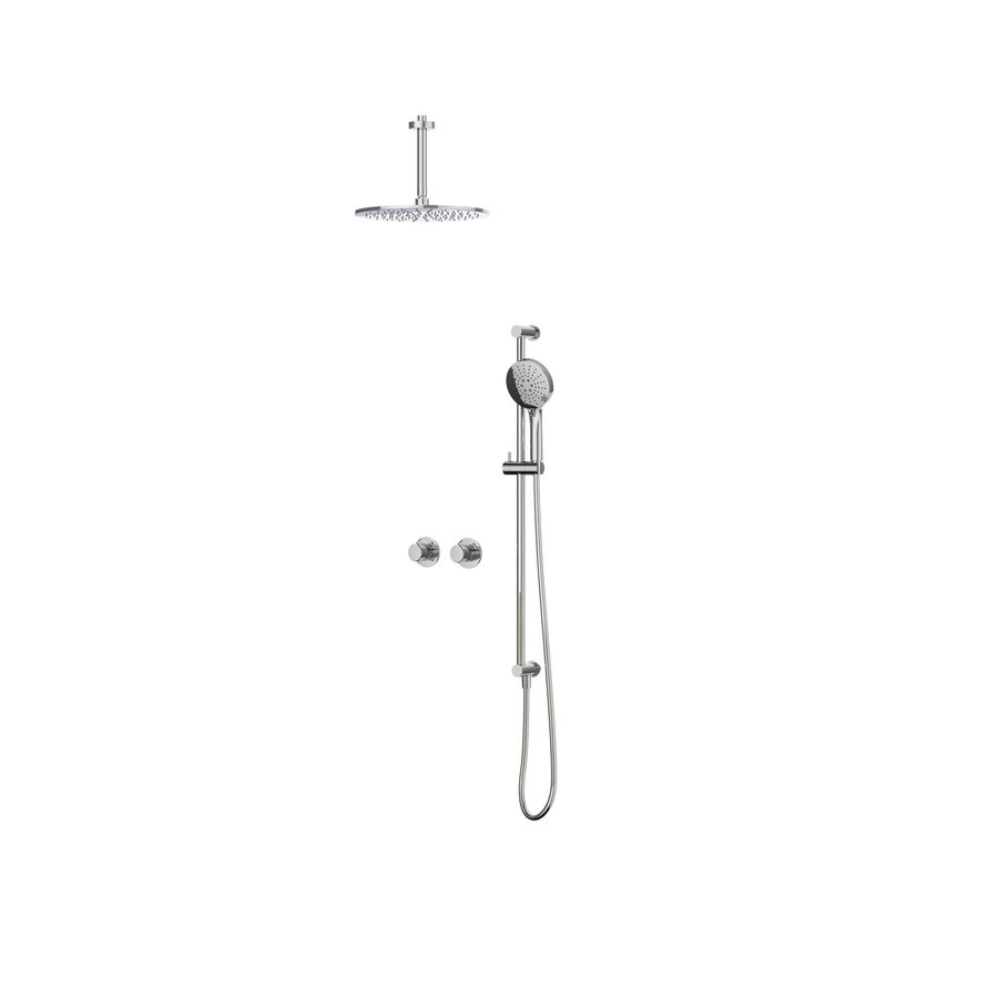Afbouwdeel regendouche IVY combiset Nexus 3 inbouwthermostaat chroom CSN3EXCRBFBB excl. inbouwbox