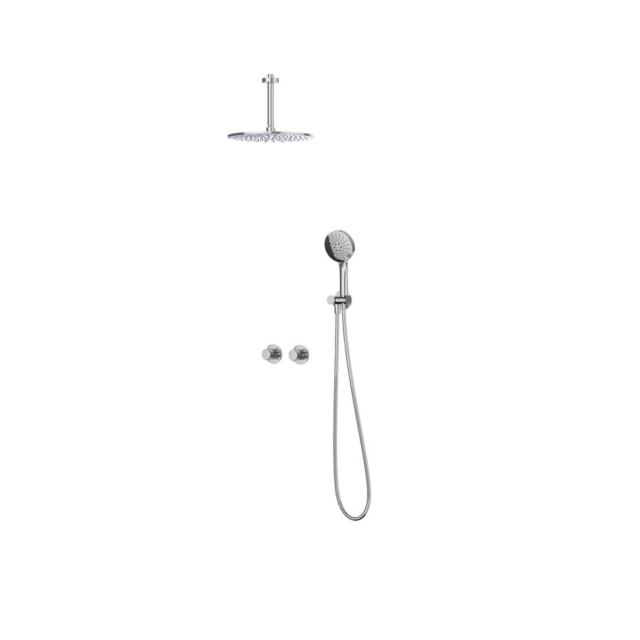 Afbouwdeel regendouche IVY combiset Nexus 3 inbouwthermostaat chroom CSN3EXCRBFBC excl. inbouwbox
