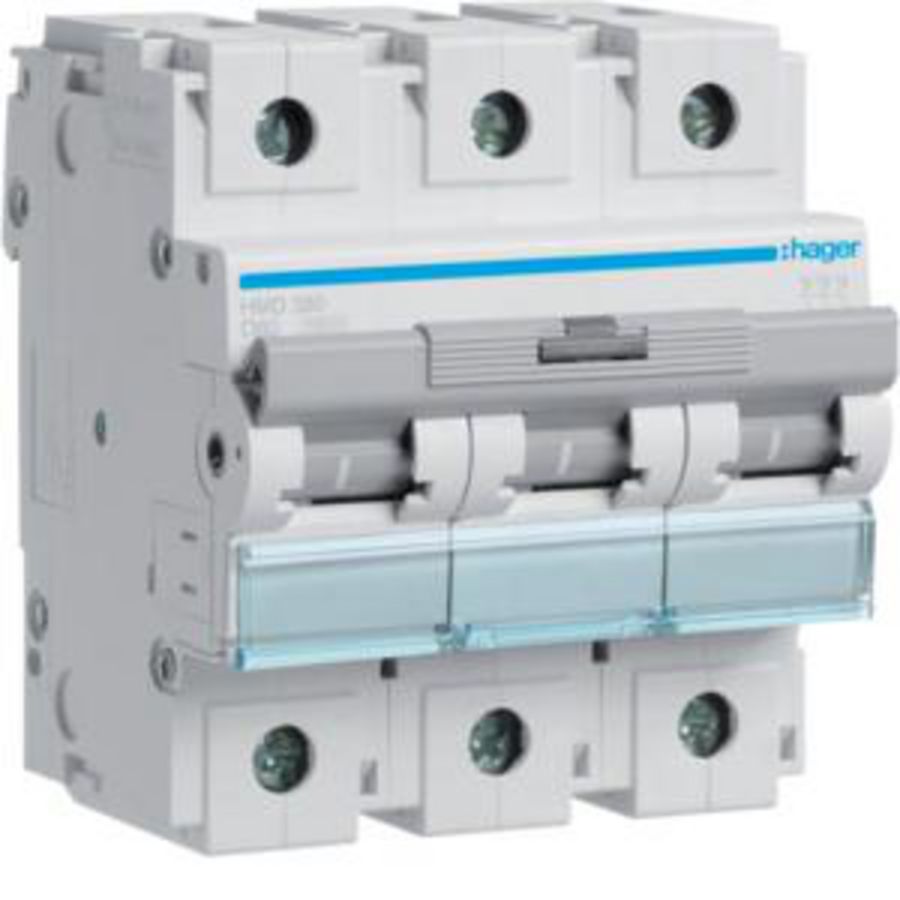 Installatieautomaat 3-polig 80A D-karakteristiek 15kA