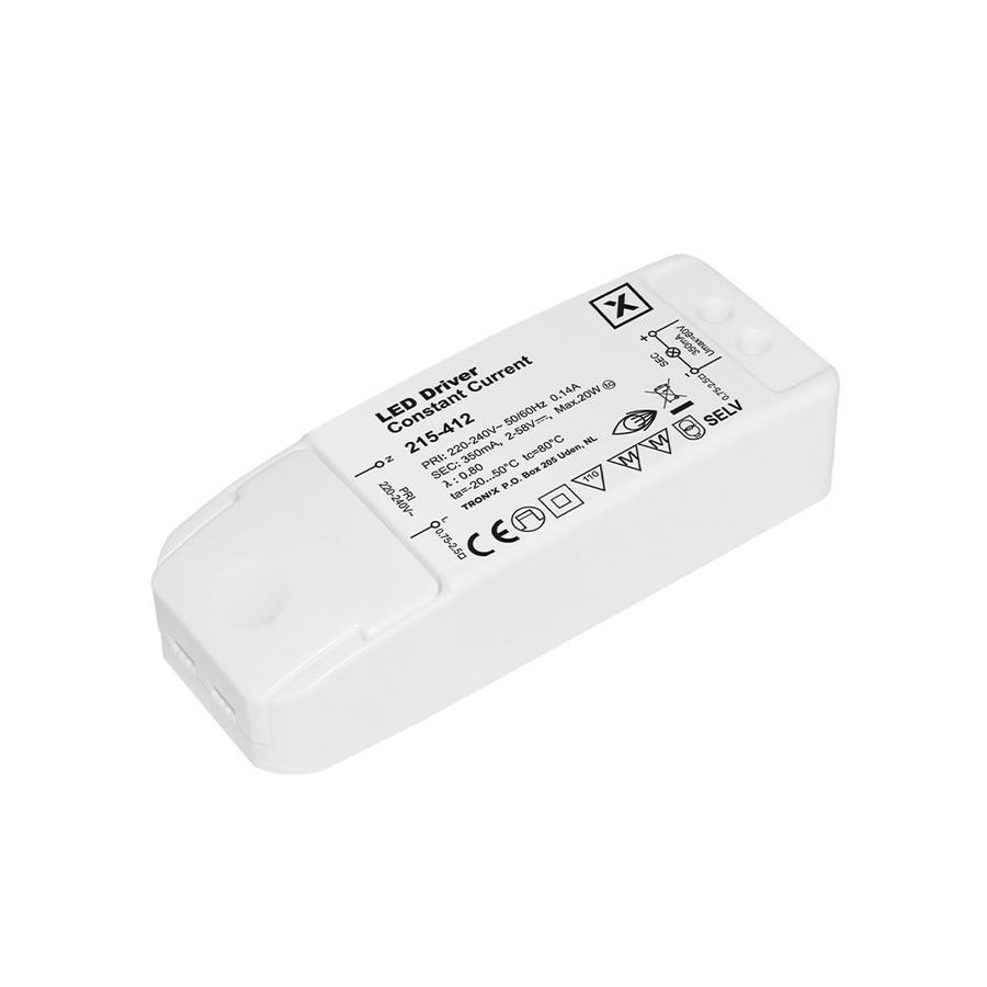 Voeding LED 350mA 20W niet dimbaar