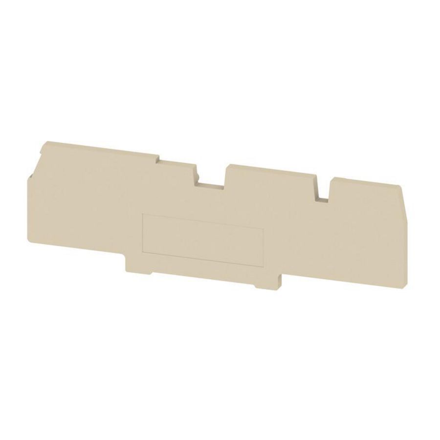 Afsluit- eindplaat (terminal) h:87mm b:2.5mm, VVE=50