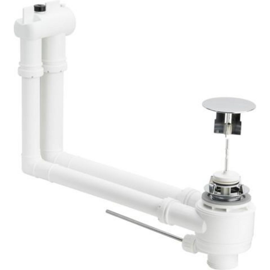 Afvoer Overloopgarnituur 1 1/4x60 kunststof/verchroomd