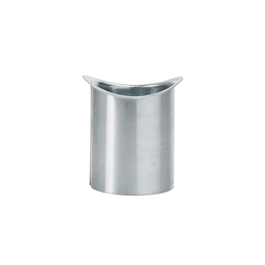 Zinken HWA tapeind/steekpijp ovaal 60mm lengte 100mm mastgoot