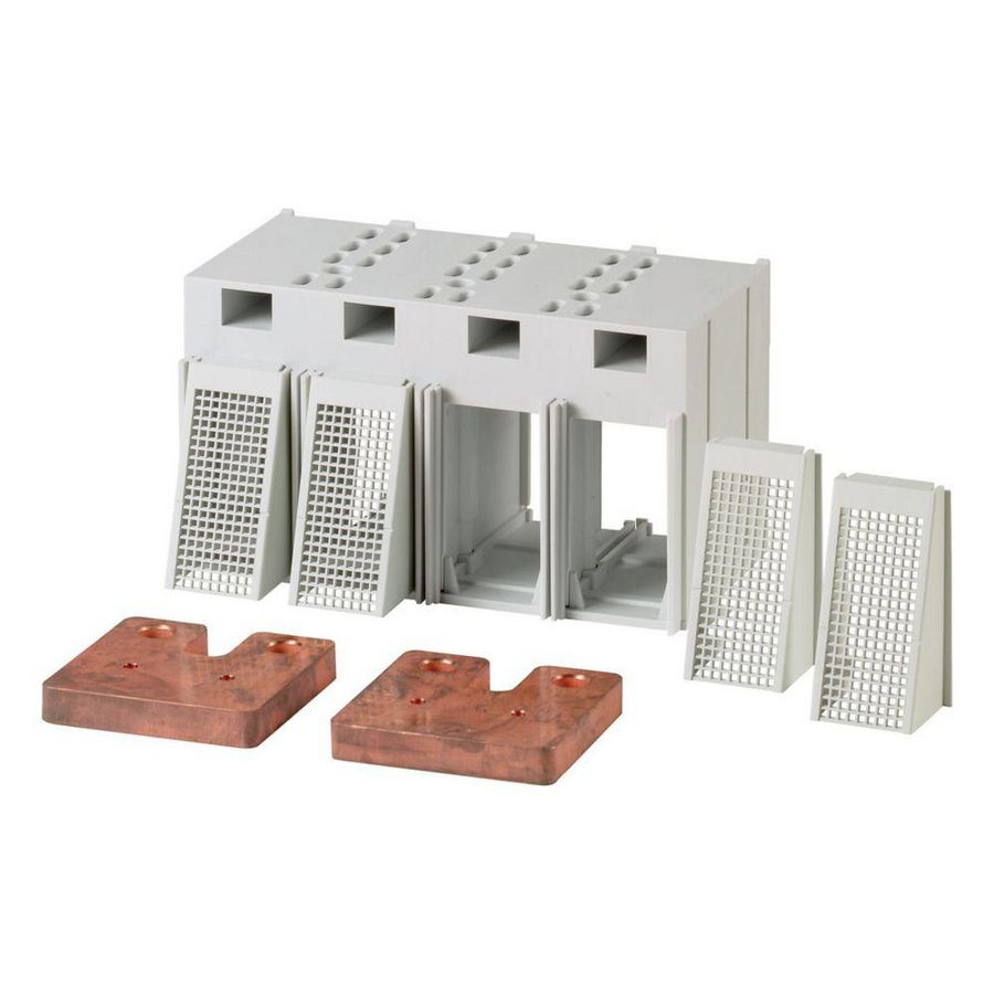 Aansluitbrug afdekking toepas. NZM3-4-XKV2P 4p->2p 400A