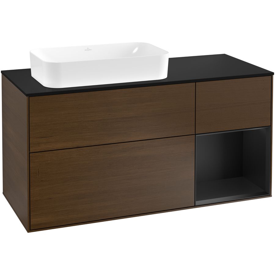 Wastafelonderkast Finion 1200x603x501mm W.Veneer G282PDGN