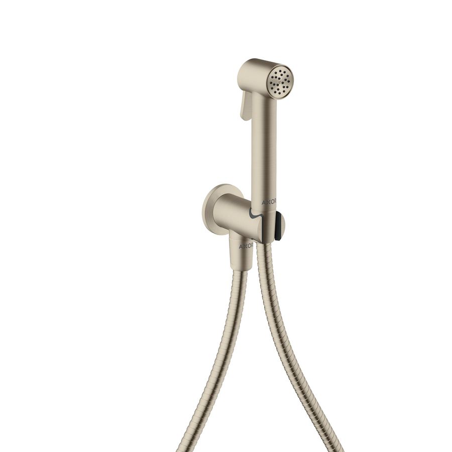 Handdouche AXOR Bidette Showers 1 straalsoort douchesl. 125cm Brushed Nickel