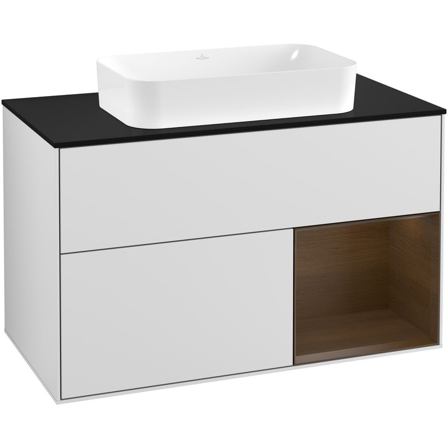 Wastafelonderkast Finion 1000x603x501mm White Matt Lacquer G252GNMT