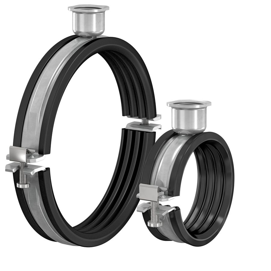 Pijpbeugel universeel BSA G1/2" Ø108-116mm (4") met inlage