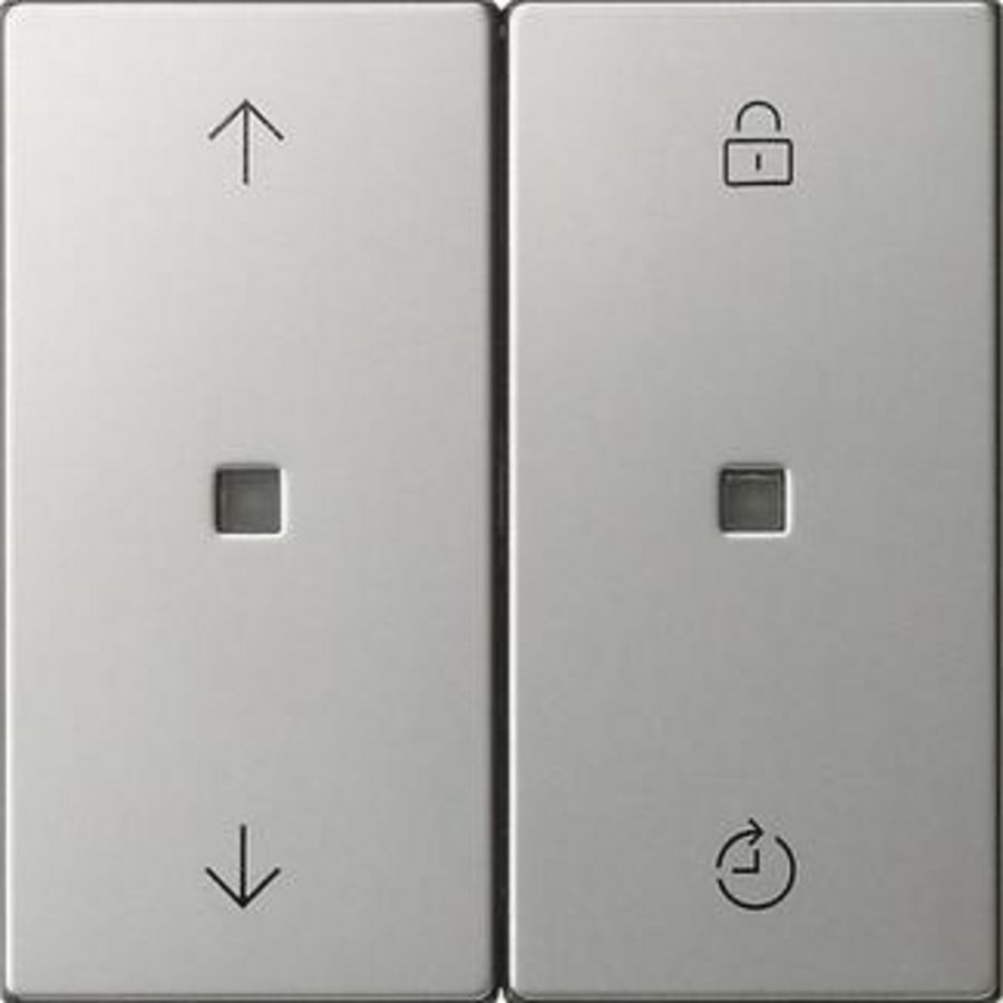 Gira eNet bedieningselement-opzetstuk Memory pijlen System 55 edelstaal