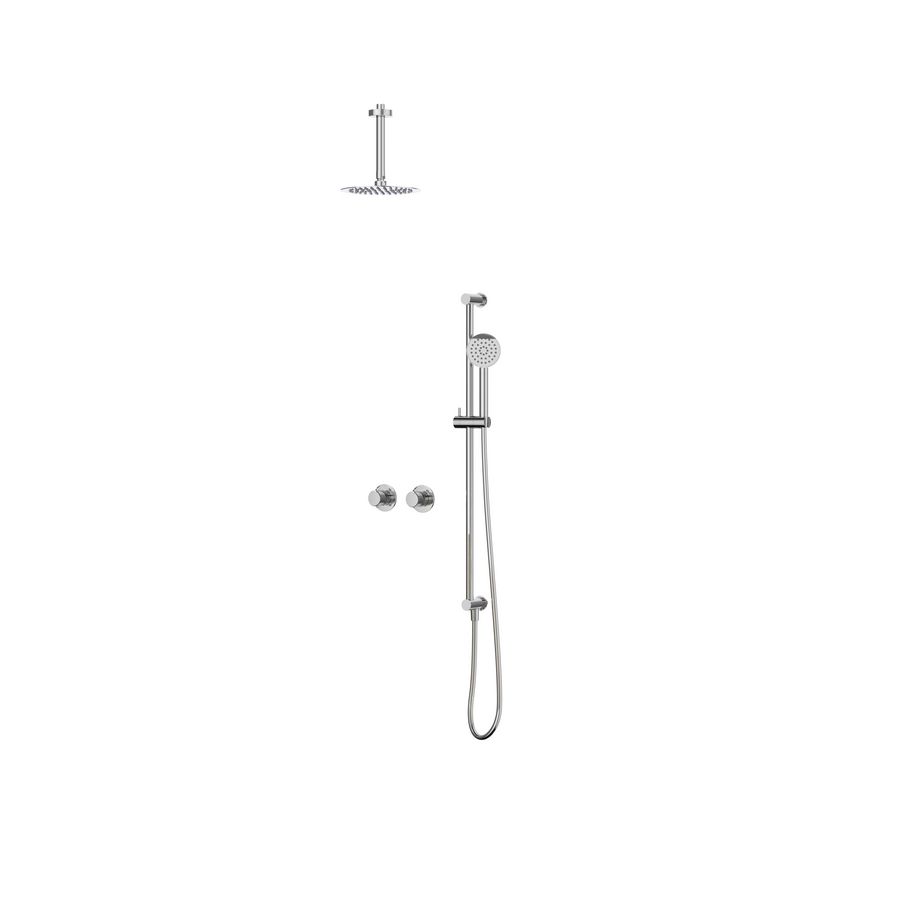 Afbouwdeel regendouche IVY combiset Nexus 3 inbouwthermostaat chroom CSN3EXCRCABB excl. inbouwbox