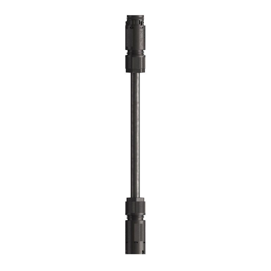 Koppelsnoer RST08I3 2-polig H05rn-f 0,5m zwart VVE=250