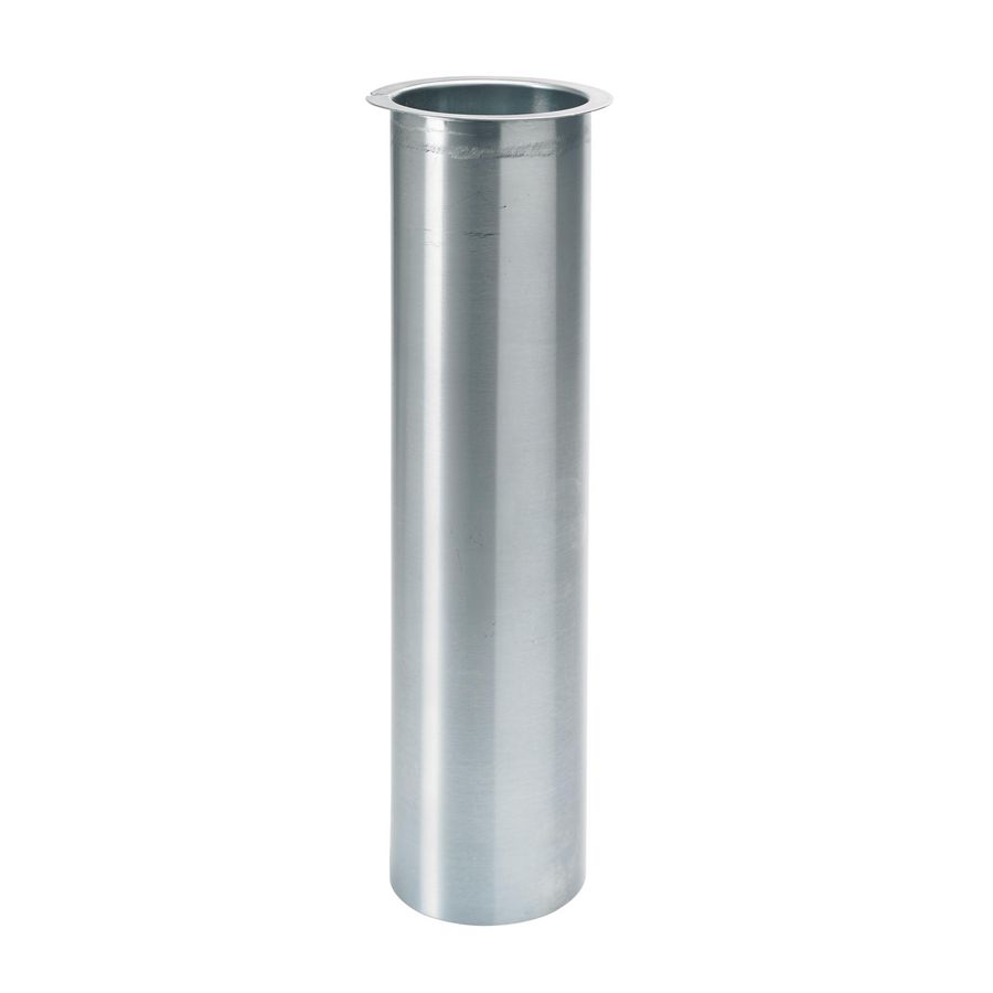 Zinken HWA tapeind/steekpijp vlak 50mm lengte 300mm bakgoot