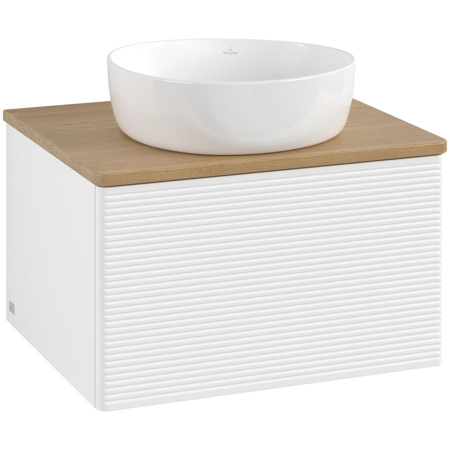 Wastafelonderkast Antao 600x360x500mm White Matt Lacquer L29111MT