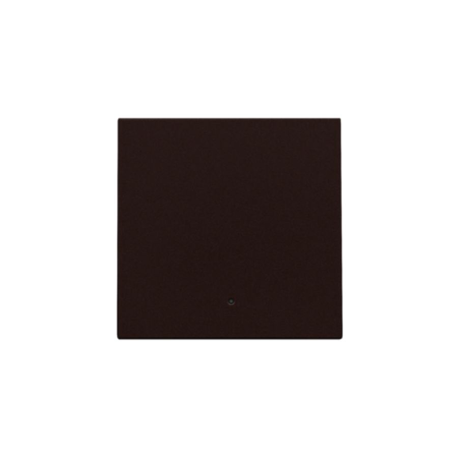 Afwerkingsset lens enkelvoudige elektr. Schakelaar d.brown
