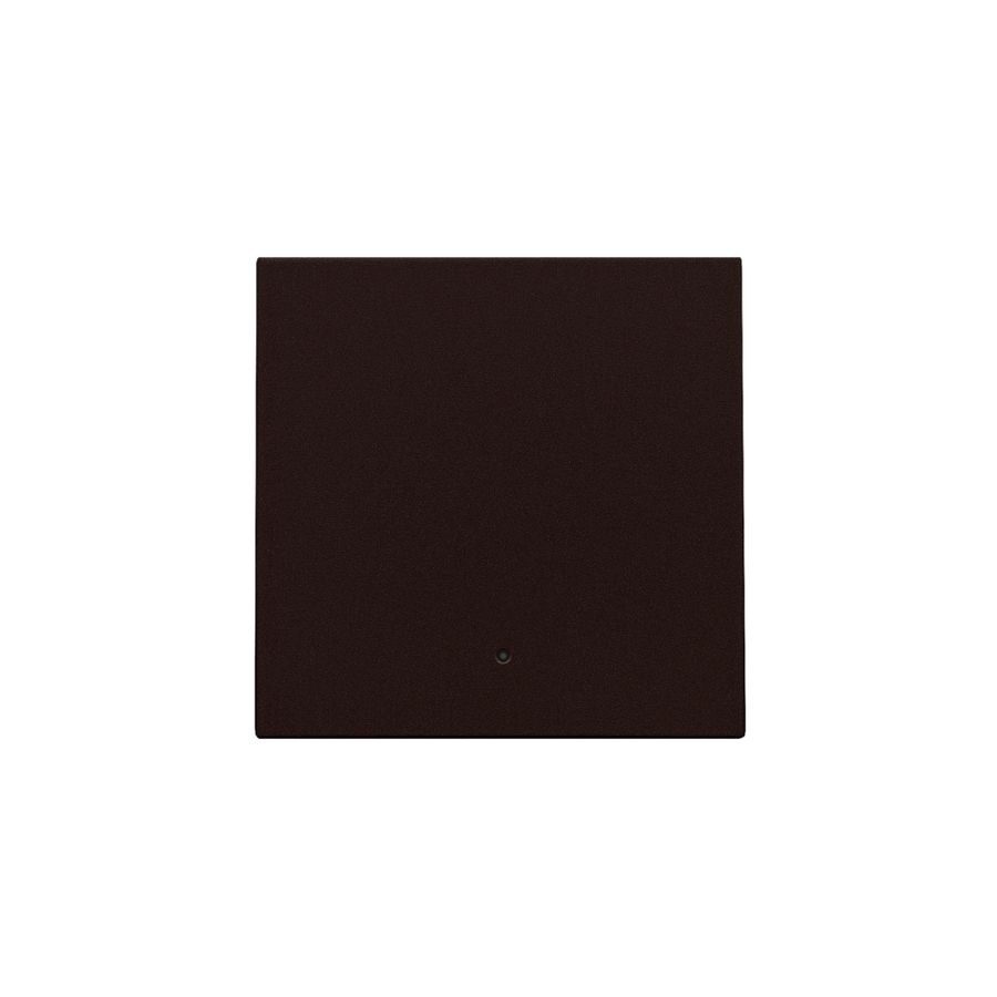 Afwerkingsset lens enkelvoudige elektr. Schakelaar d.brown