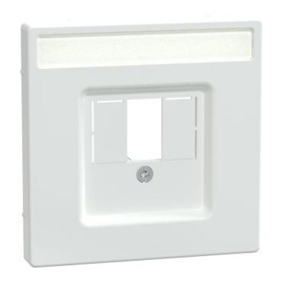 Centraalplaat USB/HDMI Lotuswit Systeem D