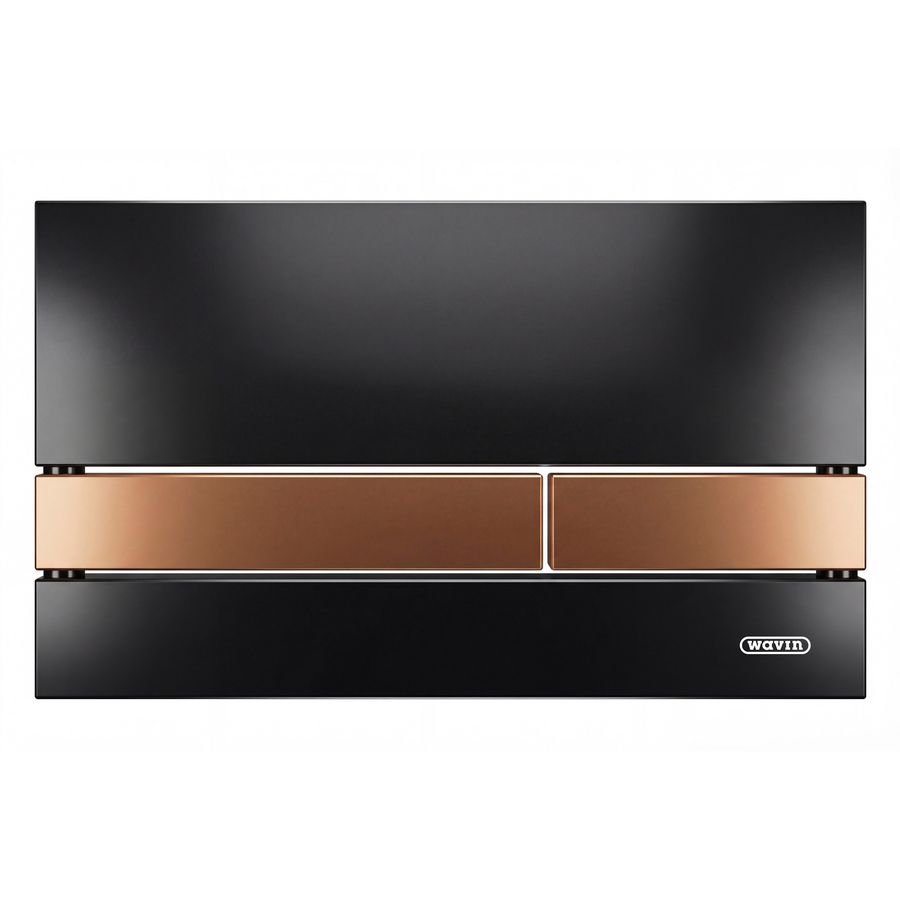 Bedieningsplaat Select 2.0 Mat Zwart/Koper LaLinea
