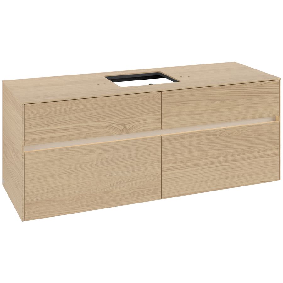 Wastafelonderkast Collaro 1400x548x500mm Nord.Oak C131B0VJ
