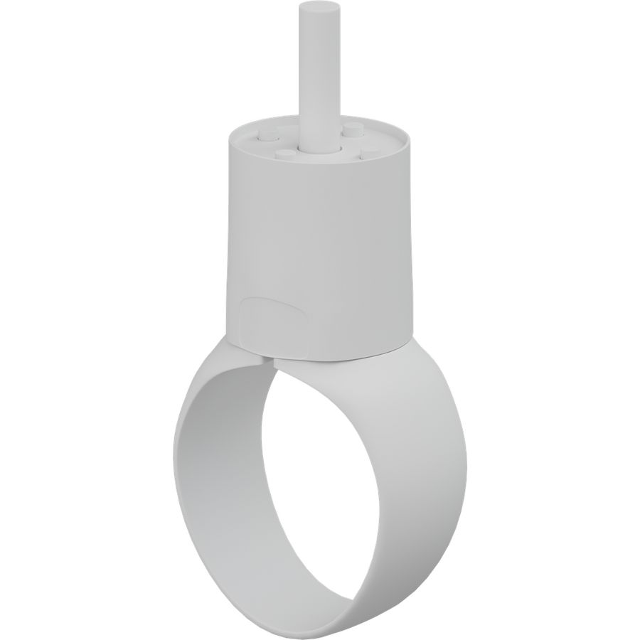 Strop met verbindingsdeel (man) wit