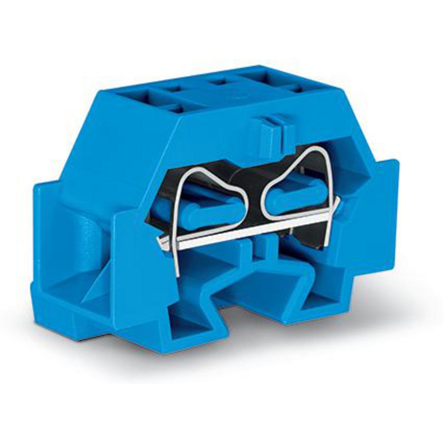 4-draads klem zonder drukknop Ex i blauw 262-334 VVE=50