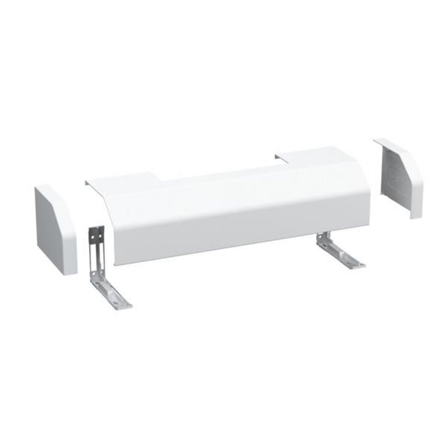 Afdekkap rangeerkanaal GGK RK afdekkan. 110x150 0,3m RAL9010