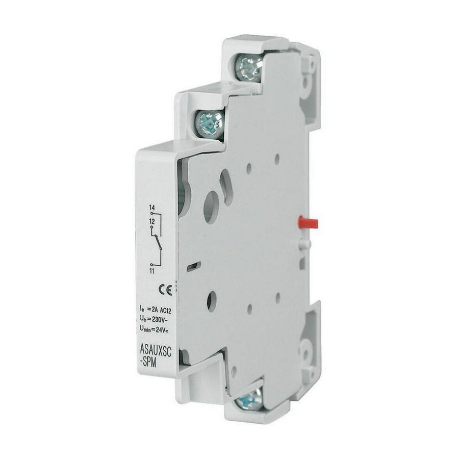Hulpcontacten 1W 2A 250VAC 0.5PE VVE=4