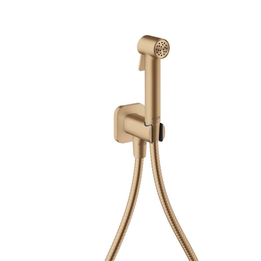 Handdouche AXOR Bidette Showers 1 straalsoort douchesl. 125cm Brushed Bronze
