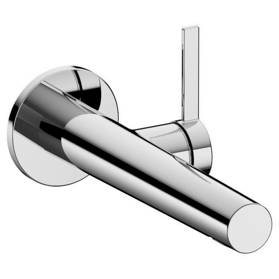 1-hendel wastafelmengkraan voor wandmontage rond 59516011101