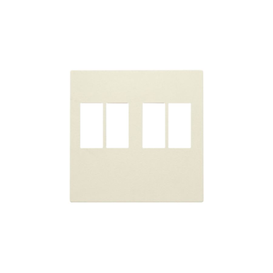 Afwerkingsset 2-voudige luidsprekeraansl. cream