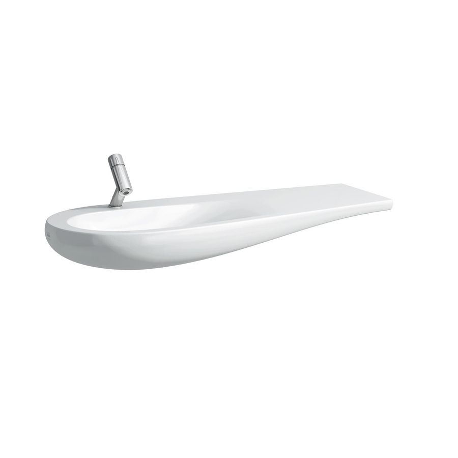 Alessi One wastafelonderb. 1200x500mm wit LCC 1xkr. z.overl.