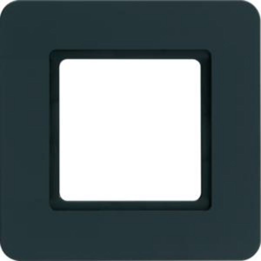 Afdekraam 1-v berker Q.7 antraciet soft-finish verlicht