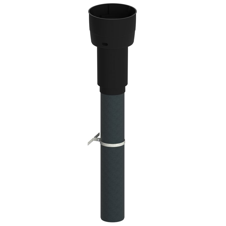 Dakdoorvoer EasyAir EPS 125mm zwart