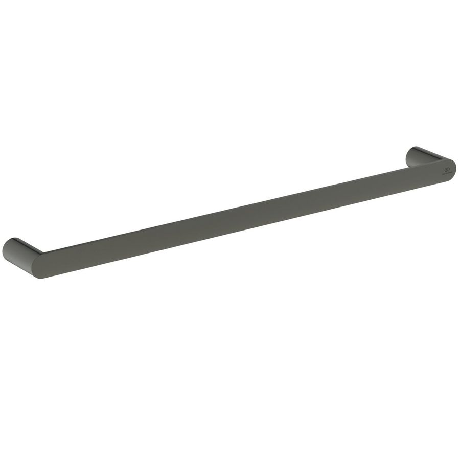 conca handdoekhouder 60cm rond enkel magnetic grey (grijs) T4499A5