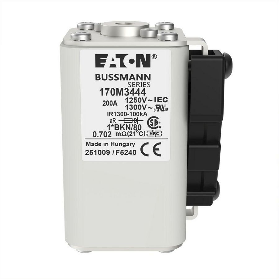 Zekering h. snelheid 200A AC 1250V 100kA compact 1 45 VVE=3