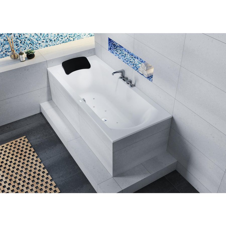 Whirlpool Lima Rihopool 180x80cm systeem AIR rechts hoogglans wit