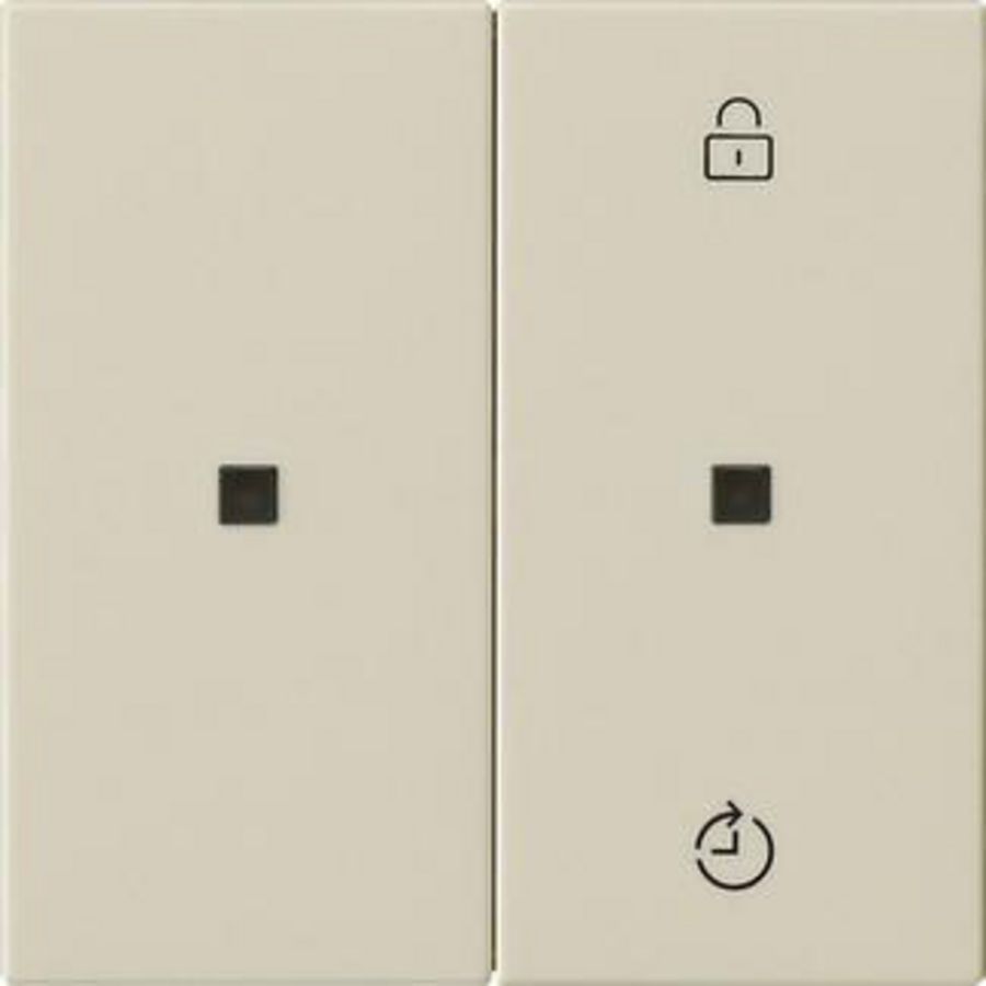 Gira eNet draadloos bedieningselement-opzetstuk Memory System 55 creme wit