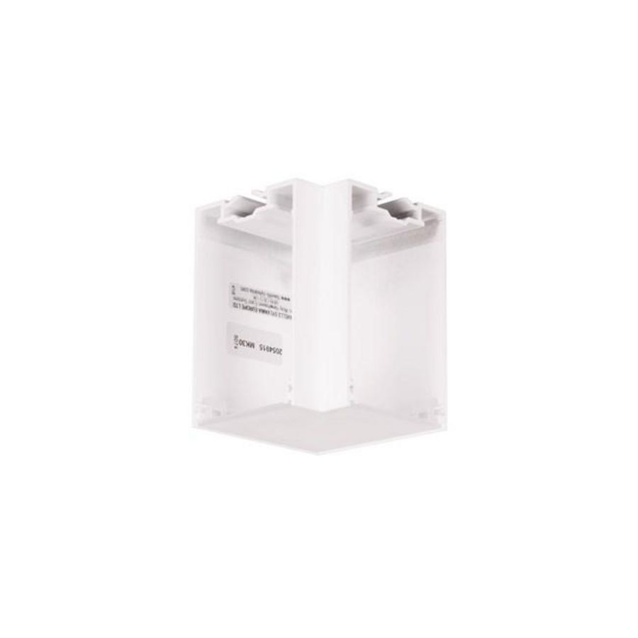 Hoekstuk MC2 90° horizontaal EL wit opaal