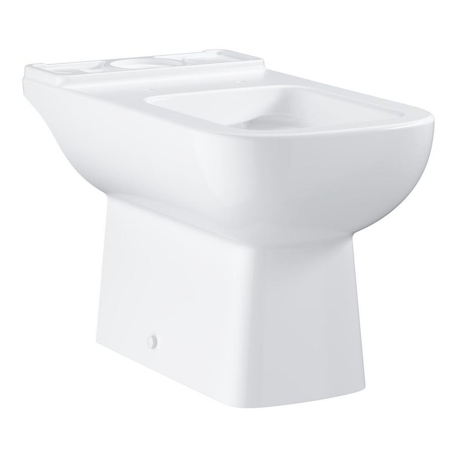 Bauedge ceramic closet tbv duoblok wit 40cm PK.diepspoel rimless incl. bevestiging (prof) (excl. zitting / reservoir)