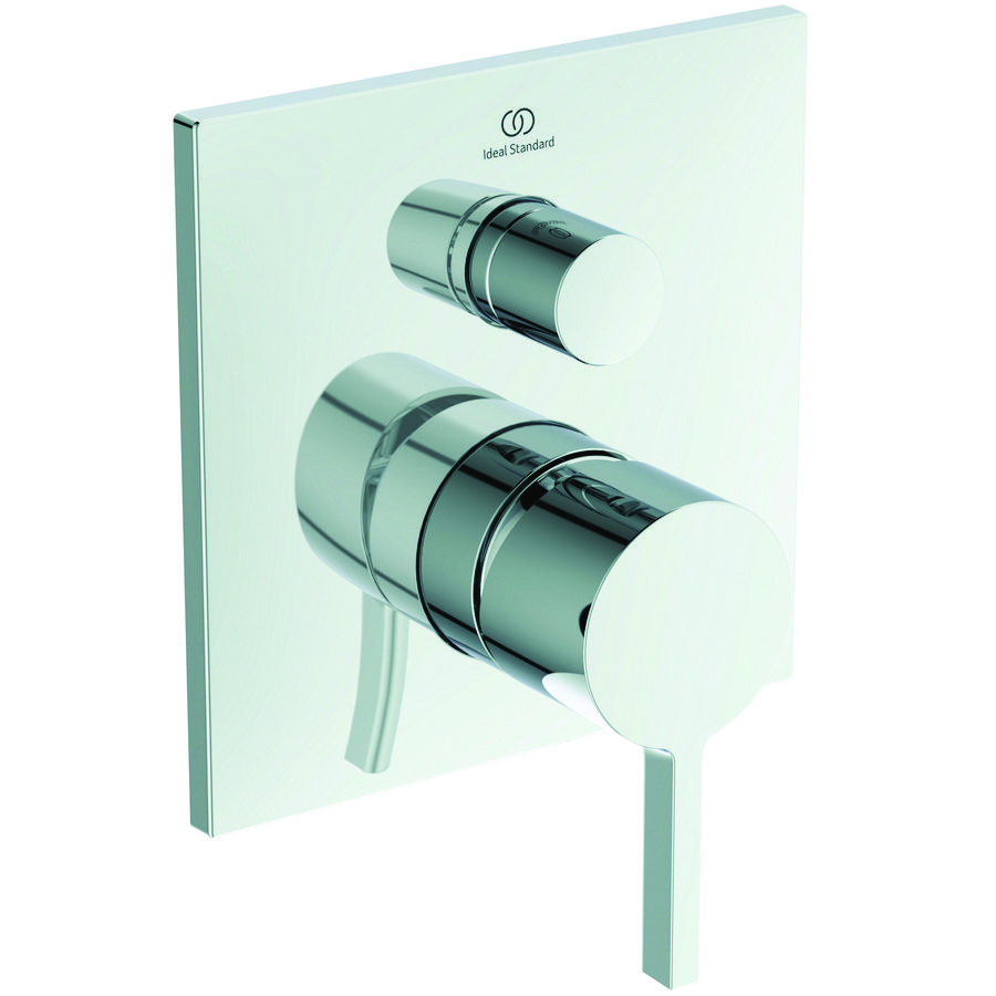 bad/douchemengkraan 1-hendel opb.d vul bad overloop a1000nu chroom A76