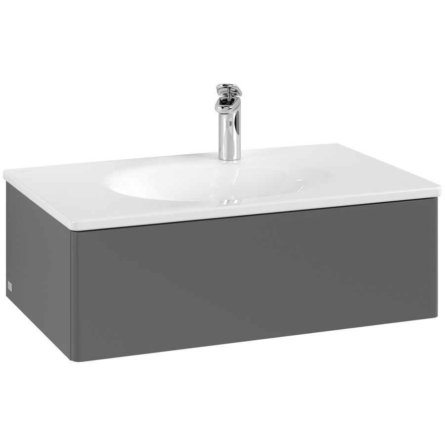 Wastafelonderkast Antao 788x256x496mm Antr. Matt Lacquer L01000GK
