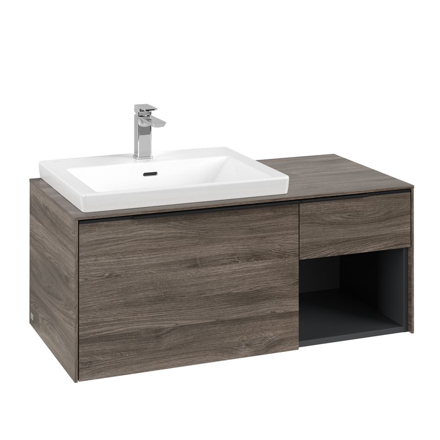 Wastafelonderkast Subway3.0 1001x422,5x516mm Stone Oak C572L1RK