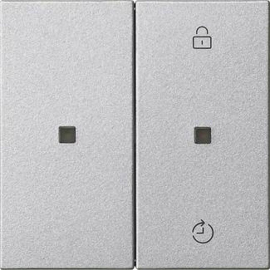 Gira eNet draadloos bedieningselement-opzetstuk Memory System 55 kl.alum.
