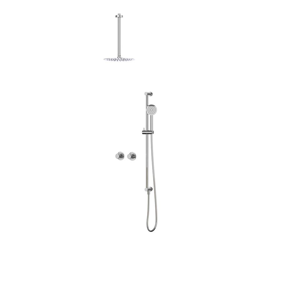 Afbouwdeel regendouche IVY combiset Nexus 3 inbouwthermostaat chroom CSN3EXCRCBCB excl. inbouwbox