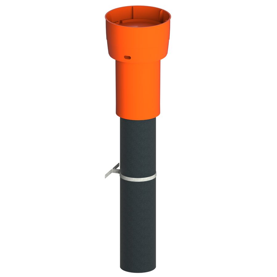 Dakdoorvoer EasyAir EPS 160mm terra (rood)