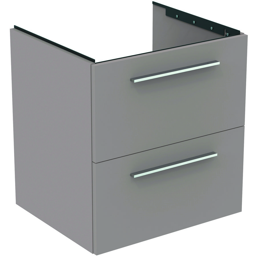 Wastafelmeubel I.LIFE-B 60cm 2x la mat lichtgrijs
