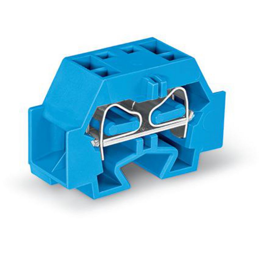 4-draads klem zonder drukknop Ex i blauw 262-344 VVE=50