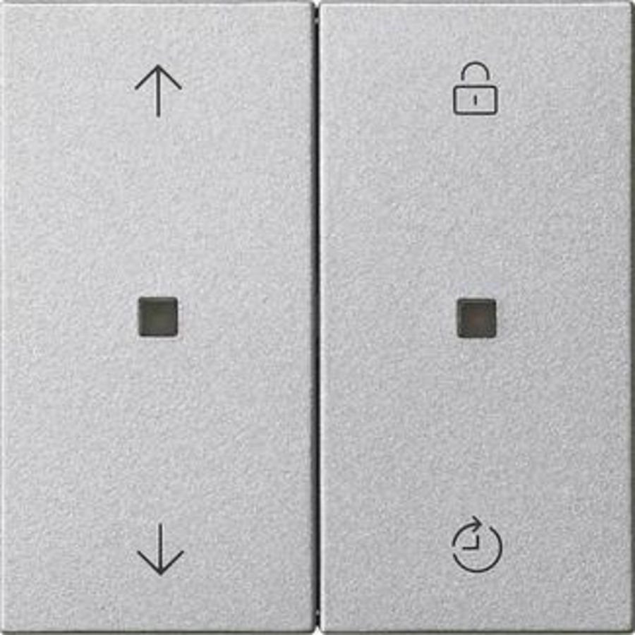 Gira eNet bedieningselement-opzetstuk Memory pijlen System 55 kl.alum.