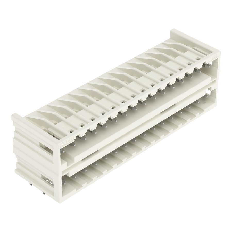 THT 2-etage male steker Soldeerpen 1,0 x 1,0mm haak VVE=25