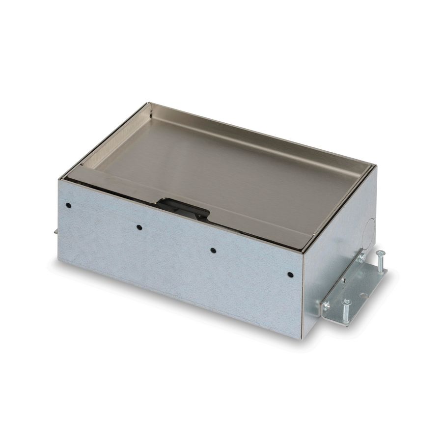 SERVICEBOX 3.0 2x 230V RA 1x leeg RVS deksel 15mm inleg zond