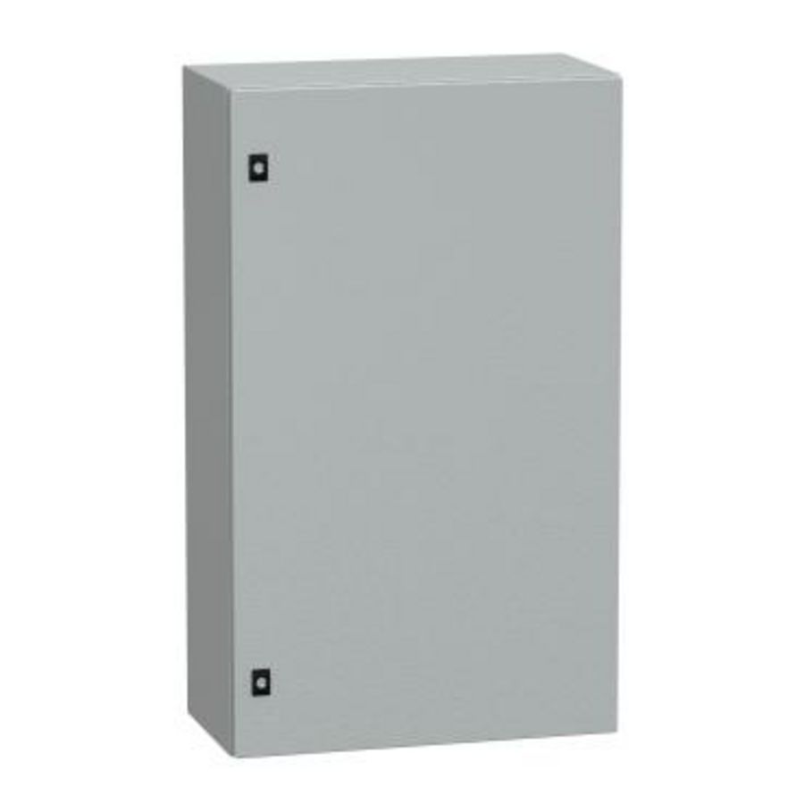 Deur 1000x600x300mm IP66 / IK10 RAL7035 Spacial CRN